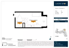 1 pokój, apartament inwestycyjny 19,58 m², piętro 4, oferta nr B.4.117, Łacina Spot, Poznań, Rataje, Łacina, ul. Pleszewska 10