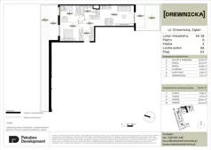 3 pokoje, mieszkanie 60,43 m², parter, oferta nr E1.16, Drewnicka, Ząbki, ul. Drewnicka 7