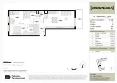3 pokoje, mieszkanie 69,37 m², piętro 1, oferta nr E1.46, Drewnicka, Ząbki, ul. Drewnicka 7