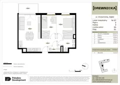 3 pokoje, mieszkanie 57,58 m², piętro 2, oferta nr E1.57, Drewnicka, Ząbki, ul. Drewnicka 7