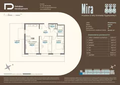 3 pokoje, mieszkanie 64,62 m², parter, oferta nr D.198, Osiedle Mira, Pruszków, Centrum, ul. Miry Zimińskiej – Sygietyńskiej 5