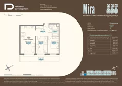 3 pokoje, mieszkanie 62,82 m², parter, oferta nr D.199, Osiedle Mira, Pruszków, Centrum, ul. Miry Zimińskiej – Sygietyńskiej 5