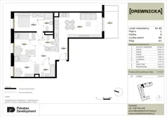 4 pokoje, mieszkanie 77,74 m², piętro 1, oferta nr E1.40, Drewnicka, Ząbki, ul. Drewnicka 7