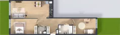 3 pokoje, mieszkanie 74,48 m², parter, oferta nr C.130, Osiedle Mira, Pruszków, Centrum, ul. Miry Zimińskiej – Sygietyńskiej 5