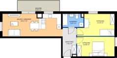 3 pokoje, mieszkanie 63,17 m², piętro 1, oferta nr D83, Milczańska 18, Poznań, Rataje, Łacina, ul. Milczańska 18