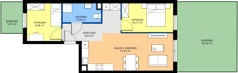 3 pokoje, mieszkanie 57,70 m², parter, oferta nr D72, Milczańska 18, Poznań, Rataje, Łacina, ul. Milczańska 18