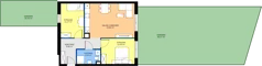 3 pokoje, mieszkanie 60,56 m², parter, oferta nr B.1.2, JA_SIELSKA etap V, Poznań, Podolany, Podolany, ul. Jasielska