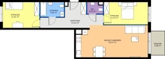 3 pokoje, mieszkanie 75,10 m², piętro 1, oferta nr D.204, Osiedle Mira, Pruszków, Centrum, ul. Miry Zimińskiej – Sygietyńskiej 5