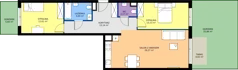 3 pokoje, mieszkanie 74,96 m², parter, oferta nr D.200, Osiedle Mira, Pruszków, Centrum, ul. Miry Zimińskiej – Sygietyńskiej 5