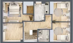 Dom 134,15 m², oferta nr 33B, Domy Golfowe, Wrocław, Kryniczno ul. Pod lasem 