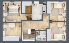 Dom 134,07 m², oferta nr 35B, Domy Golfowe, Wrocław, Kryniczno ul. Pod lasem 