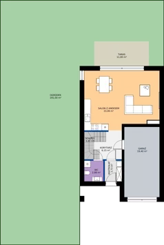 Dom 134,07 m², oferta nr 45B, Domy Golfowe III , Wrocław, Kryniczno ul. Pod lasem 