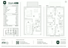 Dom 134,07 m², oferta nr 43B, Domy Golfowe III , Wrocław, Kryniczno ul. Pod lasem 