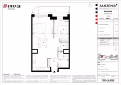 1 pokój, mieszkanie 59,81 m², piętro 4, oferta nr B.A.4.1, Zajezdnia, Poznań, Jeżyce, Jeżyce, ul. Zwierzyniecka 26