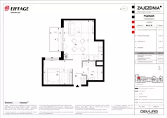 1 pokój, mieszkanie 47,27 m², piętro 2, oferta nr B.A.2.18, Zajezdnia, Poznań, Jeżyce, Jeżyce, ul. Zwierzyniecka 26