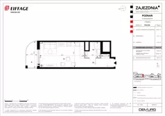 1 pokój, mieszkanie 29,69 m², piętro 3, oferta nr B.A.3.6, Zajezdnia, Poznań, Jeżyce, Jeżyce, ul. Zwierzyniecka 26