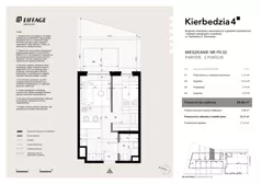 2 pokoje, mieszkanie 34,46 m², parter, oferta nr P0.02, Kierbedzia 4, Warszawa, Mokotów, Sielce, ul. Kierbedzia 4