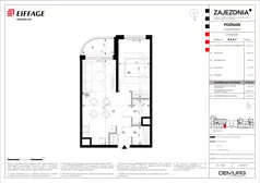 2 pokoje, mieszkanie 44,38 m², parter, oferta nr B.A.0.7, Zajezdnia, Poznań, Jeżyce, Jeżyce, ul. Zwierzyniecka 26