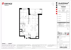 2 pokoje, mieszkanie 43,10 m², parter, oferta nr B.C.0.3, Zajezdnia, Poznań, Jeżyce, Jeżyce, ul. Zwierzyniecka 26