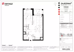 2 pokoje, mieszkanie 44,55 m², parter, oferta nr B.A.0.10, Zajezdnia, Poznań, Jeżyce, Jeżyce, ul. Zwierzyniecka 26