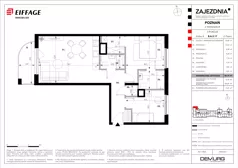 3 pokoje, mieszkanie 66,14 m², piętro 3, oferta nr B.A.3.17, Zajezdnia, Poznań, Jeżyce, Jeżyce, ul. Zwierzyniecka 26