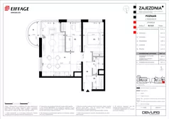 3 pokoje, mieszkanie 58,51 m², parter, oferta nr B.C.0.2, Zajezdnia, Poznań, Jeżyce, Jeżyce, ul. Zwierzyniecka 26