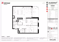 3 pokoje, mieszkanie 72,96 m², piętro 1, oferta nr B.A.1.8, Zajezdnia, Poznań, Jeżyce, Jeżyce, ul. Zwierzyniecka 26