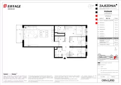 4 pokoje, mieszkanie 90,49 m², piętro 1, oferta nr B.C.1.6, Zajezdnia, Poznań, Jeżyce, Jeżyce, ul. Zwierzyniecka 26