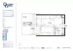 2 pokoje, apartament 36,72 m², parter, oferta nr 0/25/, Omega Lake Apartments, Olsztyn, Dajtki, ul. Sielska 4