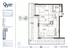 3 pokoje, apartament 54,68 m², piętro 2, oferta nr 2/81/, Omega Lake Apartments, Olsztyn, Dajtki, ul. Sielska 4