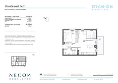 3 pokoje, mieszkanie 46,38 m², piętro 2, oferta nr B10-7, Młode Stanisławie - bud B10, B11, Stanisławie, ul. Stanisławie 7A