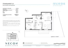 3 pokoje, mieszkanie 66,88 m², parter, oferta nr B11-1, Młode Stanisławie - bud B10, B11, Stanisławie, ul. Stanisławie 7A