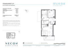3 pokoje, mieszkanie 52,90 m², piętro 2, oferta nr B11-9, Młode Stanisławie - bud B10, B11, Stanisławie, ul. Stanisławie 7A