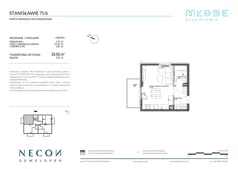 1 pokój, mieszkanie 29,65 m², piętro 1, oferta nr B8-6, Młode Stanisławie - bud B8, B9, Stanisławie, ul. Stanisławie 7A
