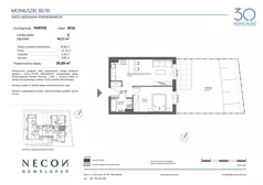 2 pokoje, mieszkanie 39,89 m², parter, oferta nr M10, Moniuszki 30, Kościerzyna, ul. Moniuszki 30