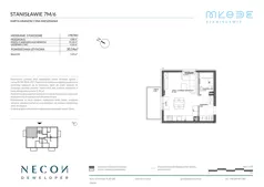1 pokój, mieszkanie 29,52 m², piętro 1, oferta nr B12/6, Młode Stanisławie - bud B12, B13, Stanisławie