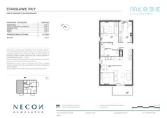 3 pokoje, mieszkanie 55,70 m², piętro 2, oferta nr B12/9, Młode Stanisławie - bud B12, B13, Stanisławie