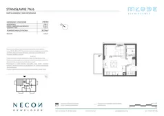 1 pokój, mieszkanie 29,60 m², piętro 1, oferta nr B13/6, Młode Stanisławie - bud B12, B13, Stanisławie