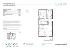 3 pokoje, mieszkanie 55,61 m², piętro 2, oferta nr B13/9, Młode Stanisławie - bud B12, B13, Stanisławie