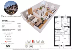 Dom 141,82 m², oferta nr I1, Zaciszny Ołtaszyn IV, Wrocław, Ołtaszyn, Krzyki, ul. Brylantowa