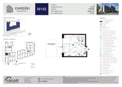 1 pokój, mieszkanie 30,62 m², parter, oferta nr M145, Chodźki Residence 2, Lublin, Czechów Południowy,  ul. Chodźki
