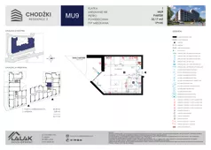1 pokój, mieszkanie 32,17 m², piętro 1, oferta nr MU25, Chodźki Residence 2, Lublin, Czechów Południowy,  ul. Chodźki