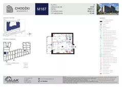 1 pokój, mieszkanie 30,62 m², piętro 4, oferta nr M187, Chodźki Residence 2, Lublin, Czechów Południowy,  ul. Chodźki