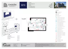 2 pokoje, mieszkanie 38,05 m², parter, oferta nr M10, Chodźki Residence 2, Lublin, Czechów Południowy,  ul. Chodźki