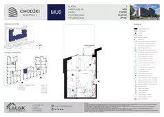 2 pokoje, mieszkanie 41,03 m², piętro 1, oferta nr MU22, Chodźki Residence 2, Lublin, Czechów Południowy,  ul. Chodźki
