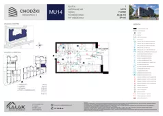 2 pokoje, mieszkanie 40,36 m², parter, oferta nr MU14, Chodźki Residence 2, Lublin, Czechów Południowy,  ul. Chodźki
