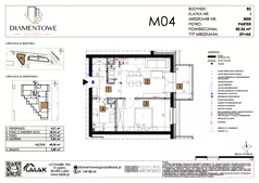 2 pokoje, mieszkanie 40,36 m², parter, oferta nr B2.4, Diamentowe Ogrody, Lublin, Wrotków, ul. H. Wolińskiego