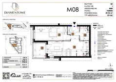 2 pokoje, mieszkanie 49,95 m², parter, oferta nr B2.8, Diamentowe Ogrody, Lublin, Wrotków, ul. H. Wolińskiego