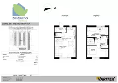 Dom 60,95 m², oferta nr B.6, Zastawna OdNova - domy, Łódź, Górna, ul. Zastawna