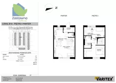 Dom 60,95 m², oferta nr B.10, Zastawna OdNova - domy, Łódź, Górna, ul. Zastawna